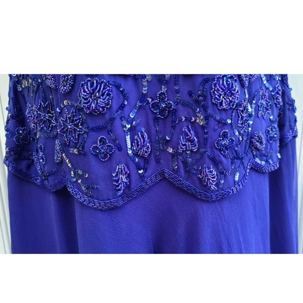 Stunning Adrianna Pappell Beaded Evening Gown - image 2