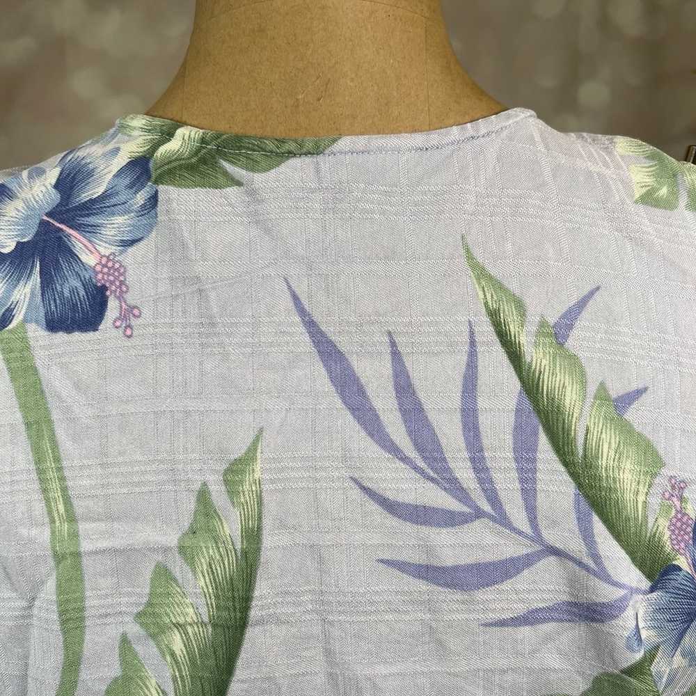 TOMMY BAHAMA 100% Silk Hawaiian Dress 14 - image 11