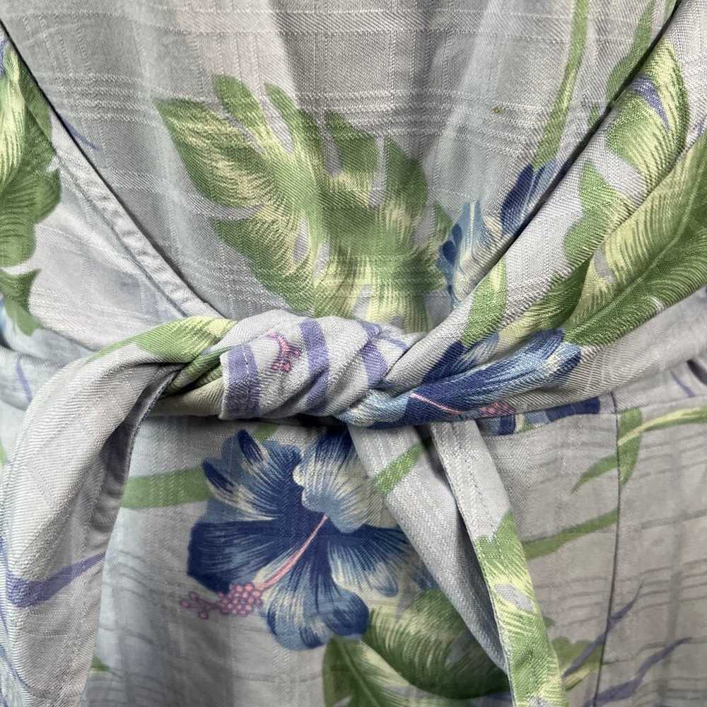 TOMMY BAHAMA 100% Silk Hawaiian Dress 14 - image 6
