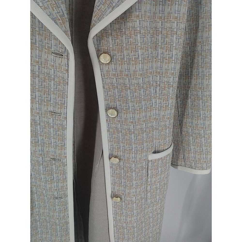 Vintage 1960s Butter Knit Plaid Matching Suit Set… - image 6