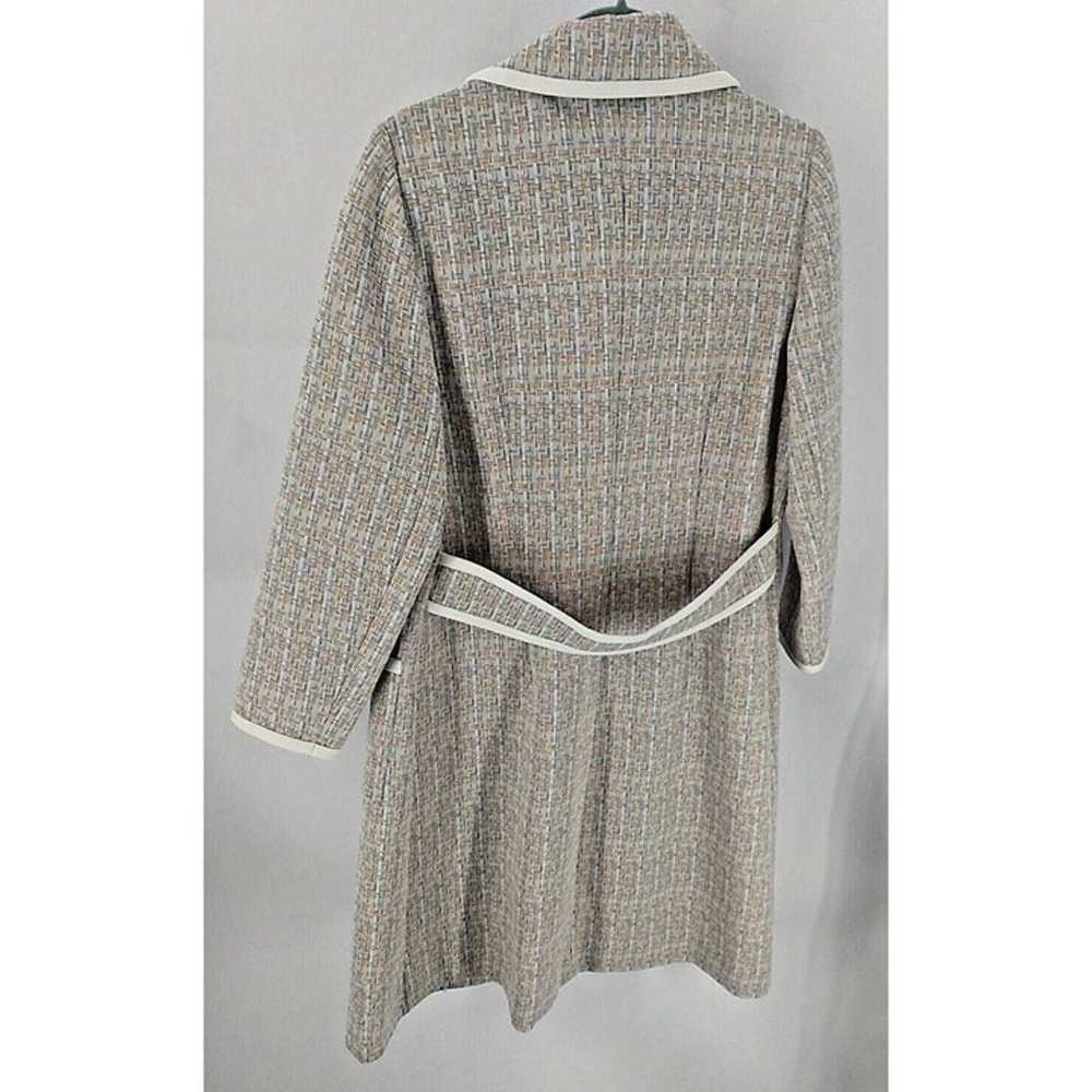 Vintage 1960s Butter Knit Plaid Matching Suit Set… - image 7