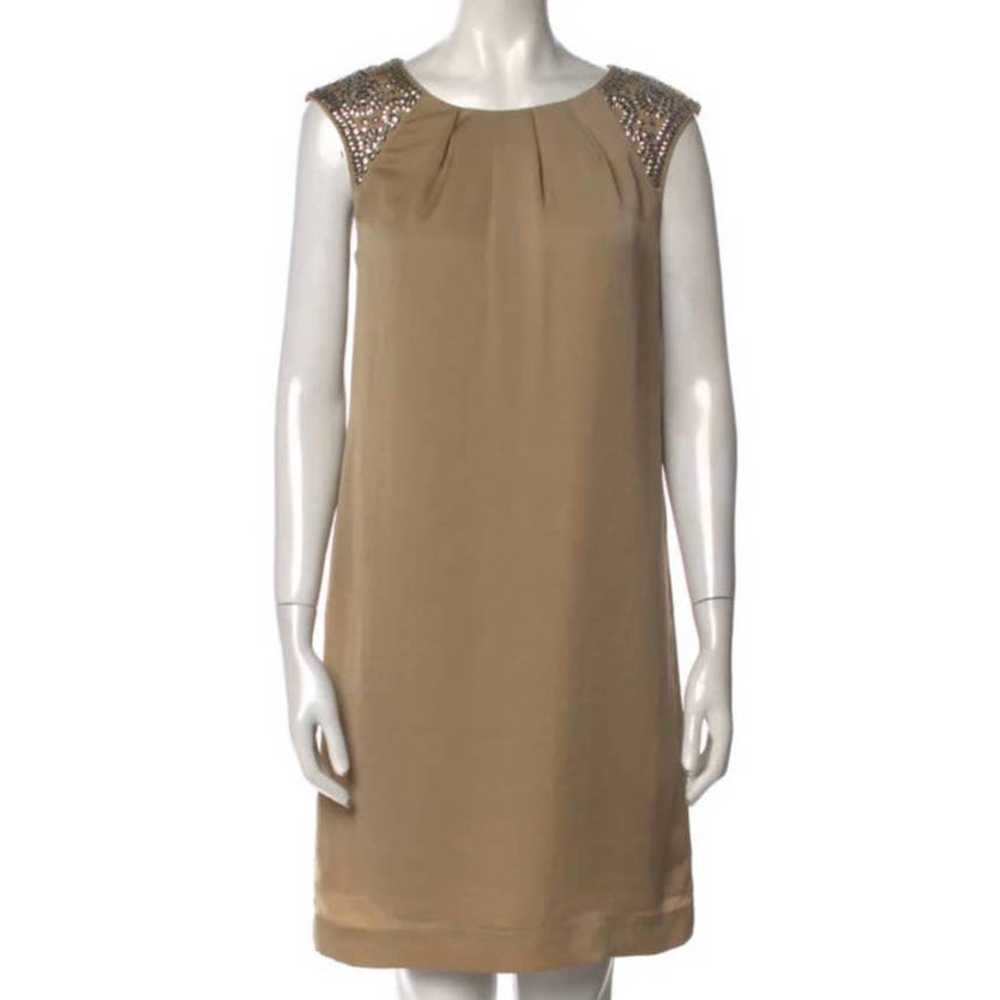 Tory Burch Shift Dress with Embellished Shoulders - image 1