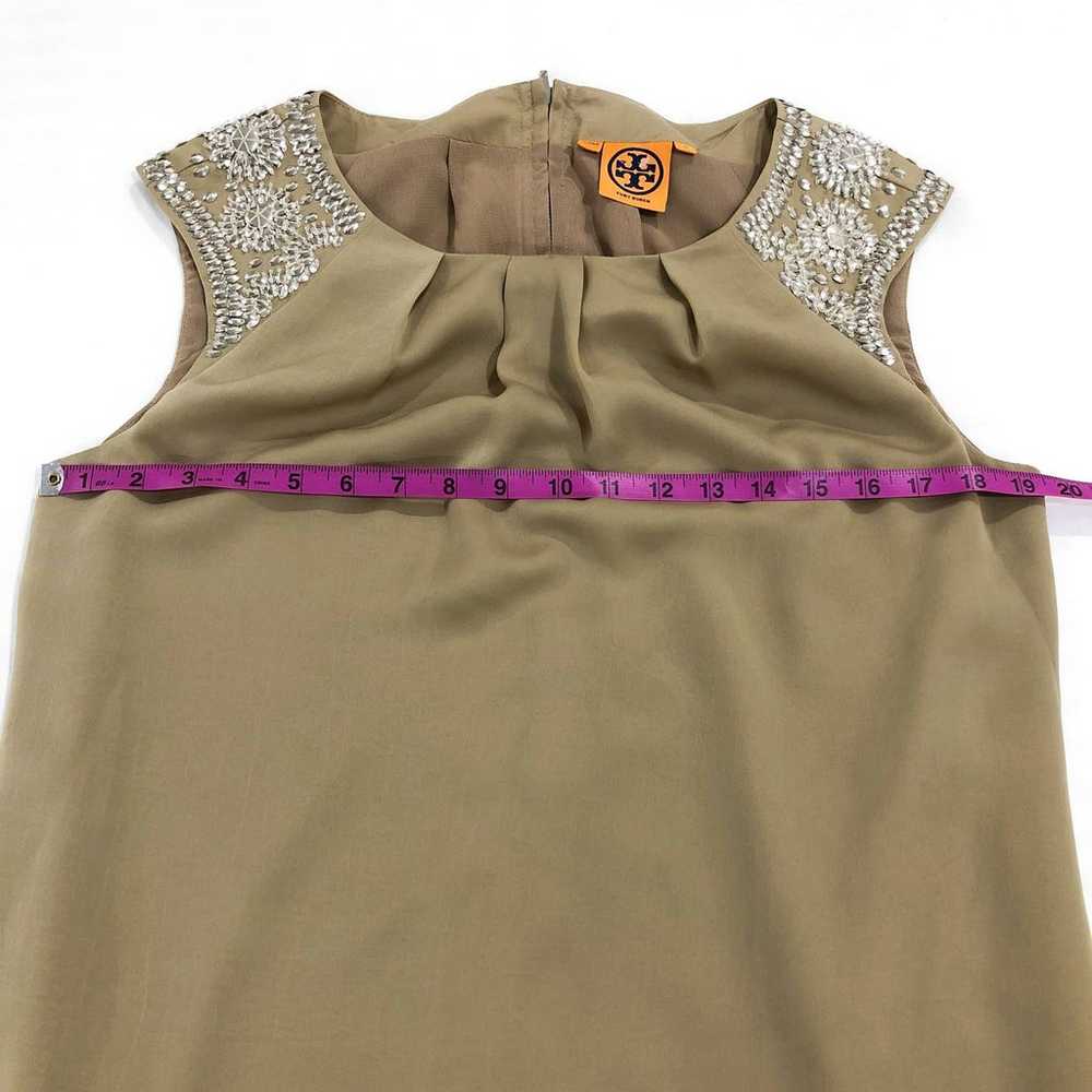 Tory Burch Shift Dress with Embellished Shoulders - image 8