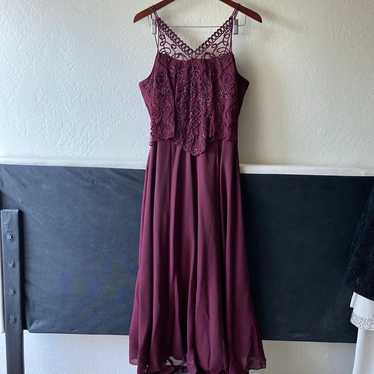 Burgundy Formal Dress
