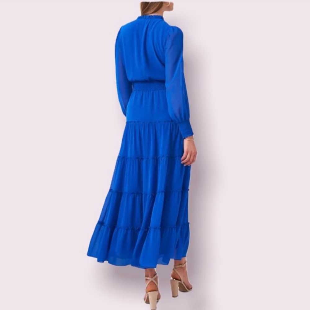 Revolve 1. State Blue Tiered Long Sleeve Maxi Dre… - image 9