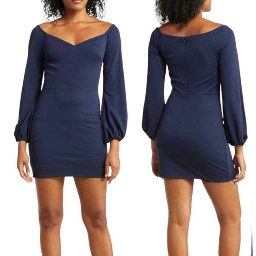 Dress the population size XL blue Esperanza mini … - image 1