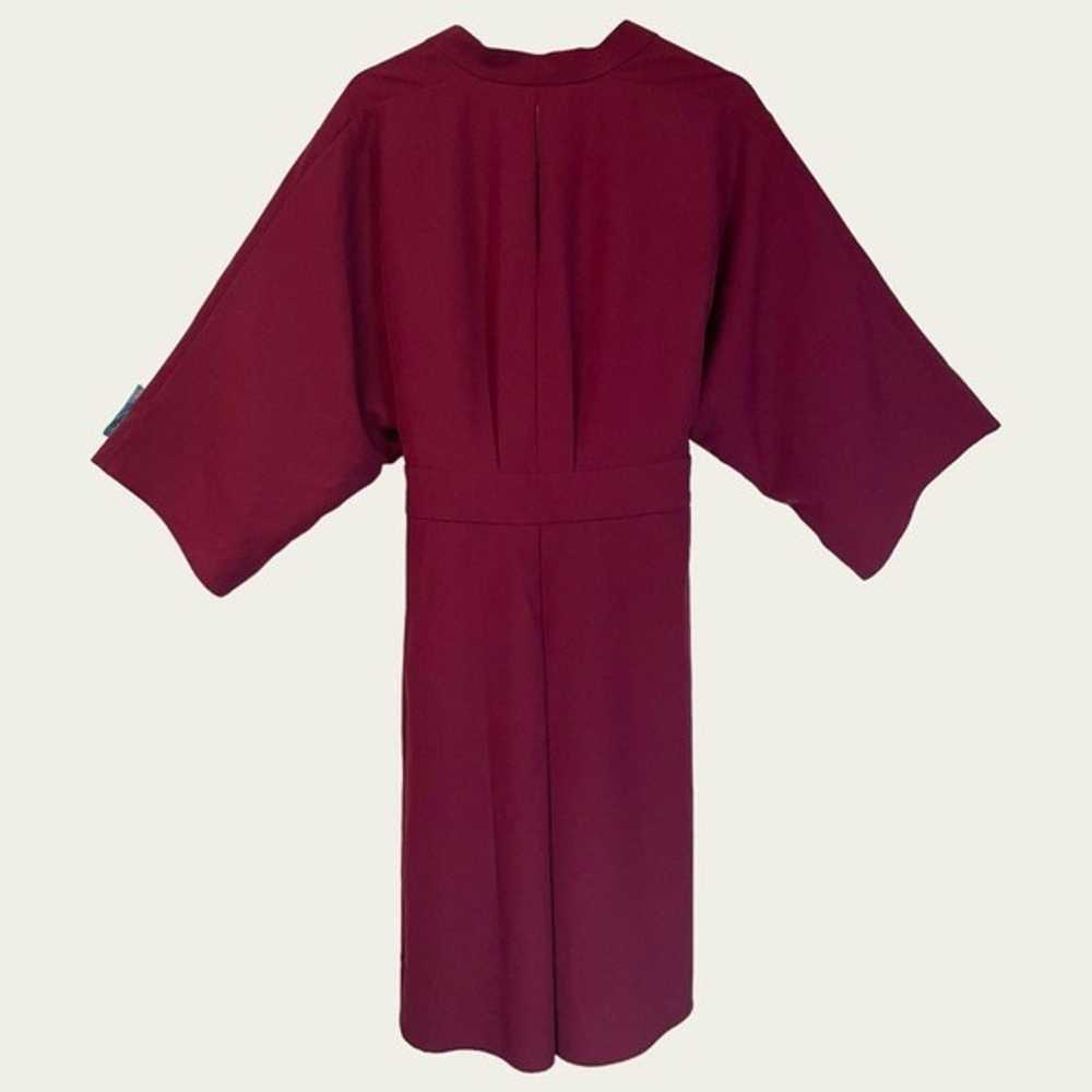 Tome NYC - Belted Shift Dress - Burgundy - Size 16 - image 5