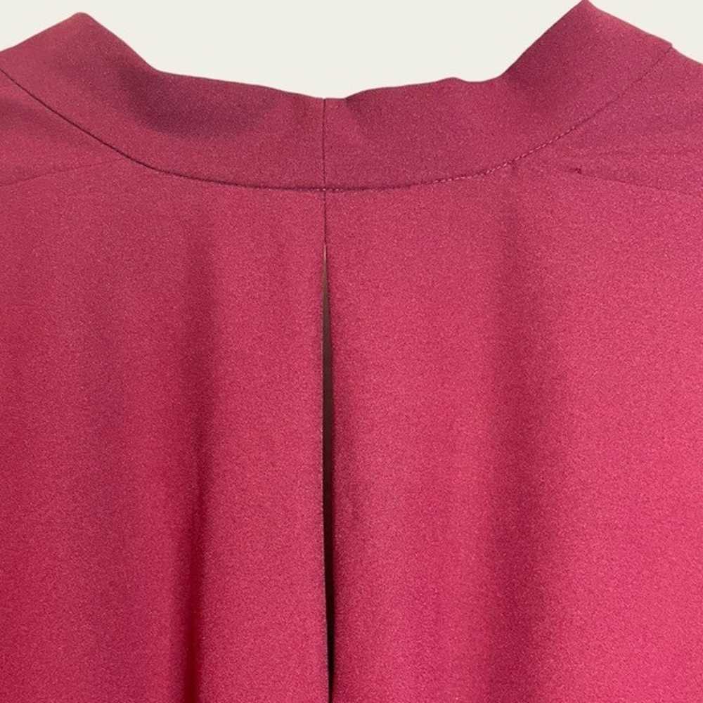 Tome NYC - Belted Shift Dress - Burgundy - Size 16 - image 7