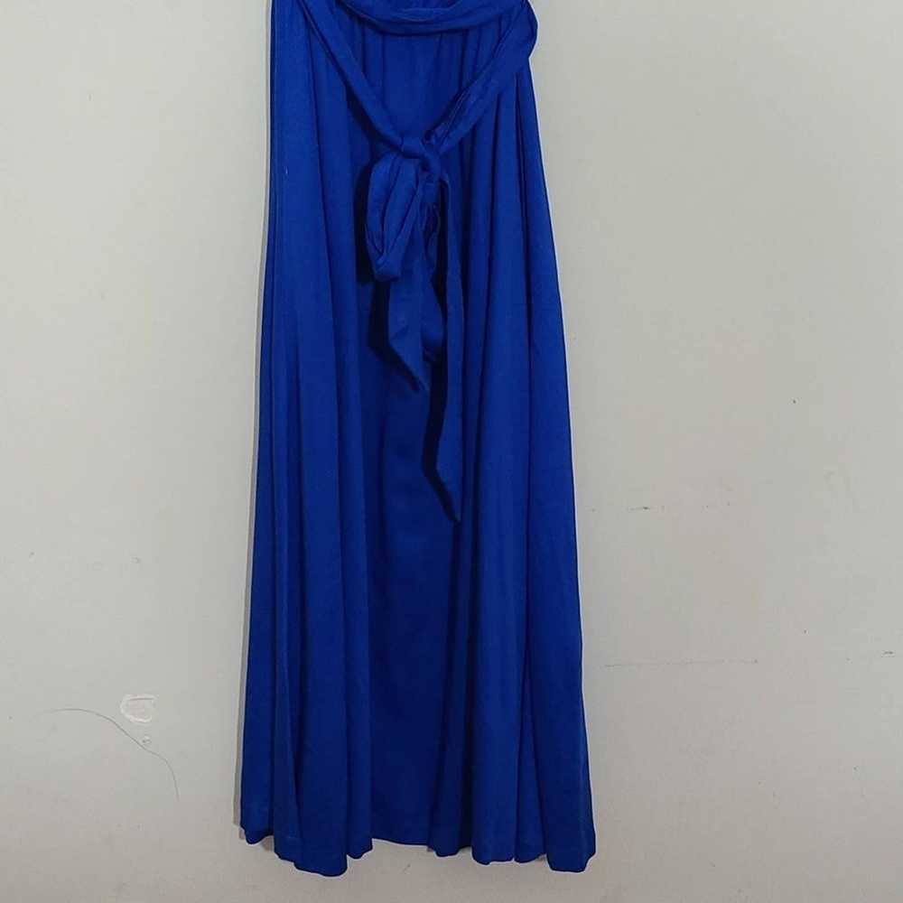Eloquii Off The Shoulder Midi Dress Blue Size 14/… - image 3