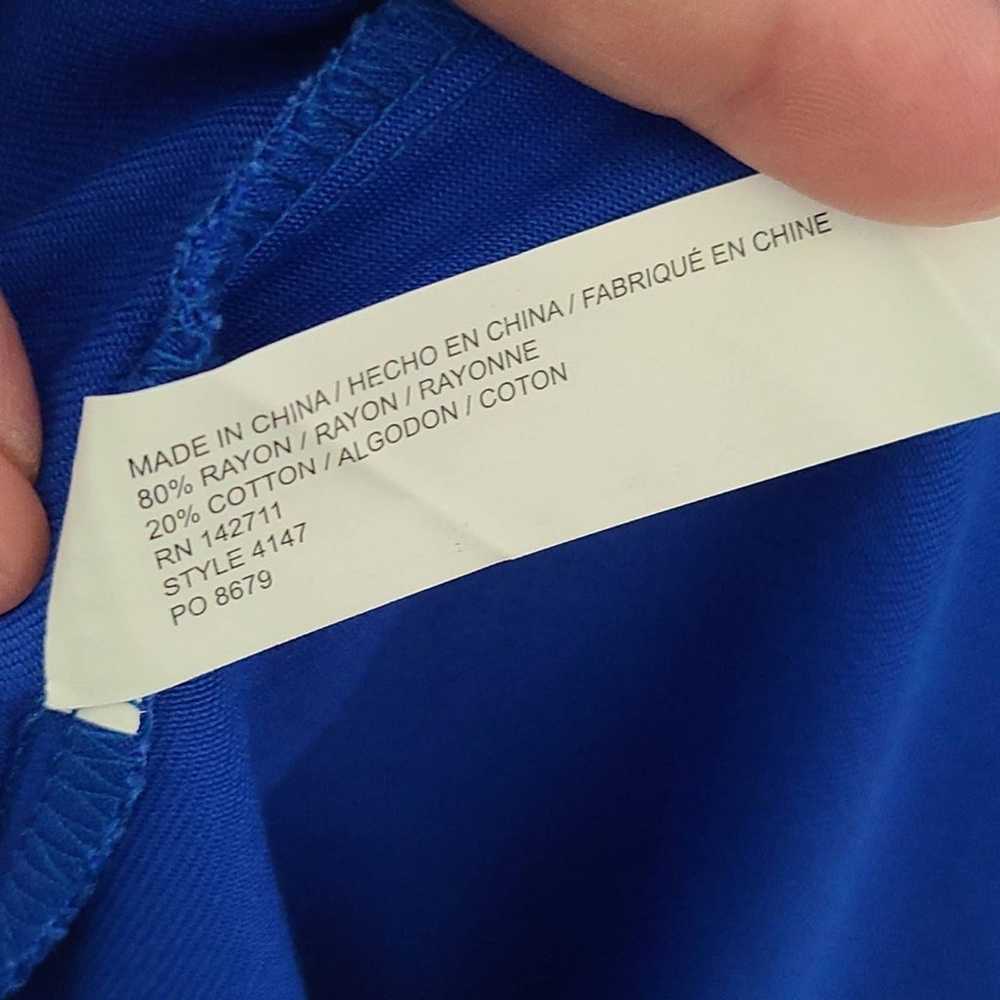 Eloquii Off The Shoulder Midi Dress Blue Size 14/… - image 9