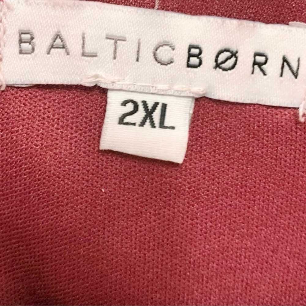 Baltic Born Paisley Dot Midi Long Sleeve Dress 2X… - image 3