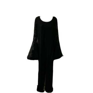 Karen-T Design Black Lace Jump Suit 3X - image 1