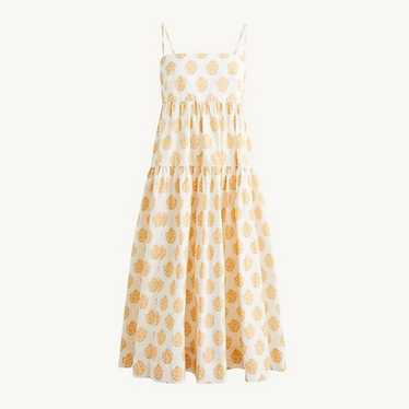 J Crew Tiered Midi Dress