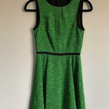 Tibi Green Black Kinitted Dress size 0 - image 1