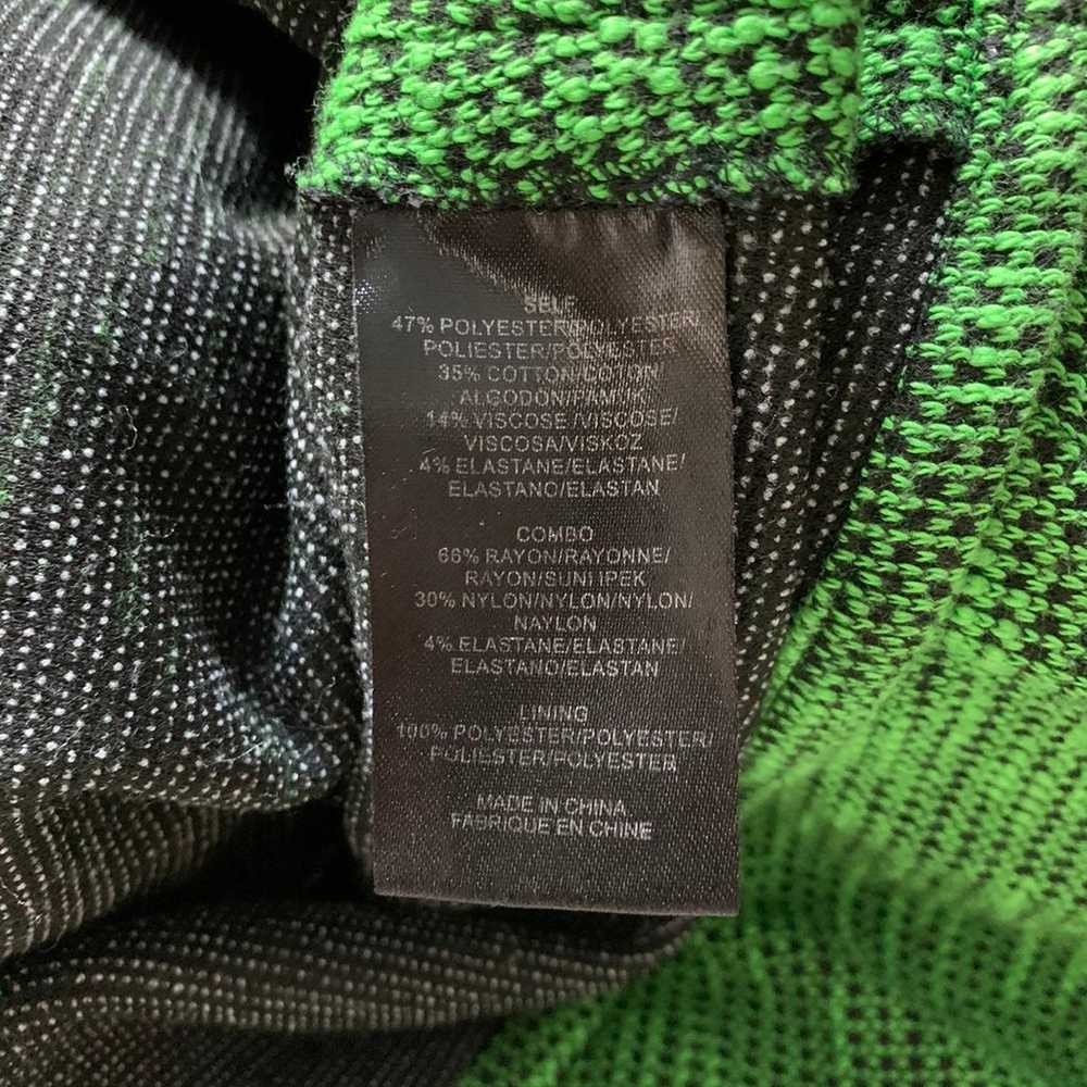 Tibi Green Black Kinitted Dress size 0 - image 4