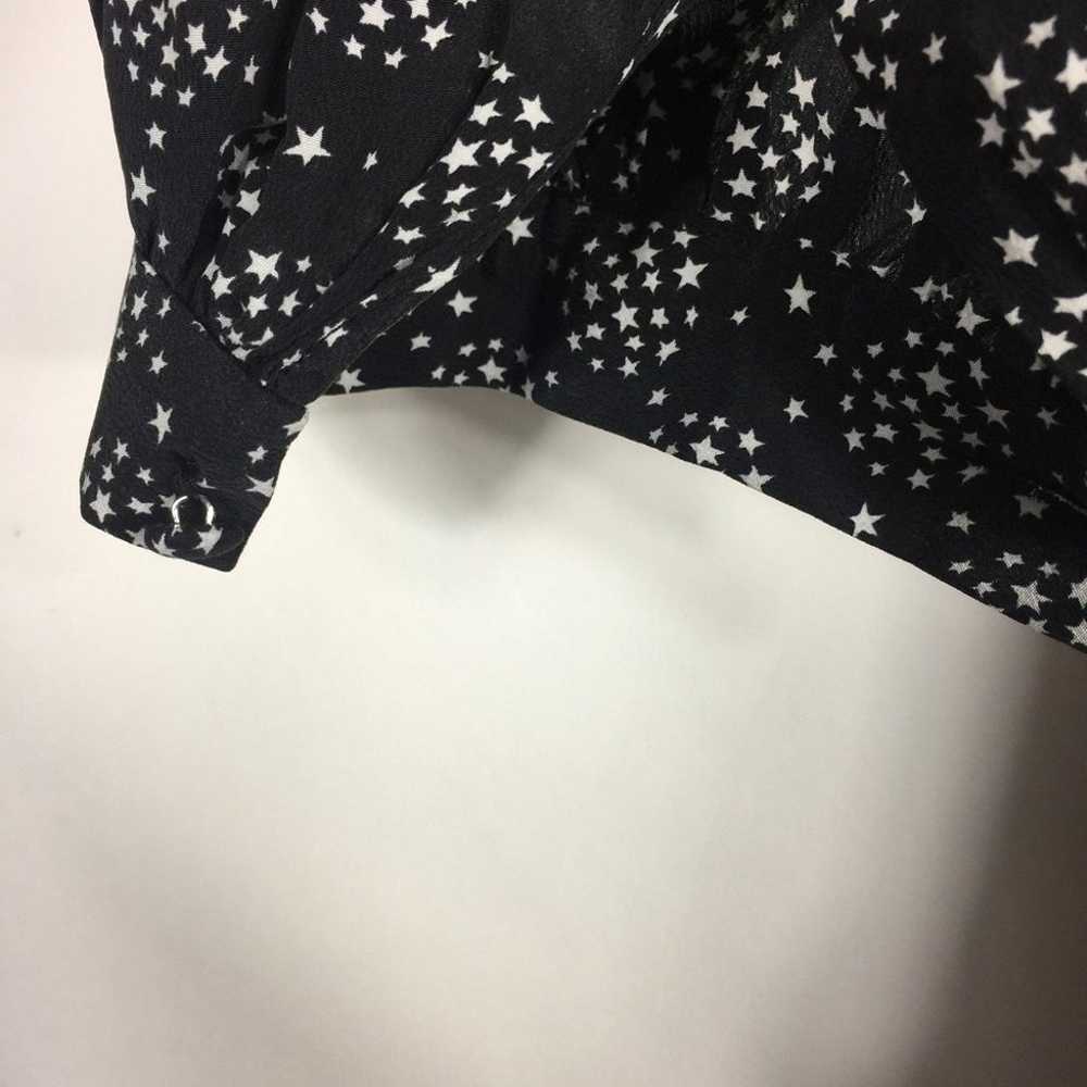 Equipment Silk Dress Star Print Size 2 - image 10