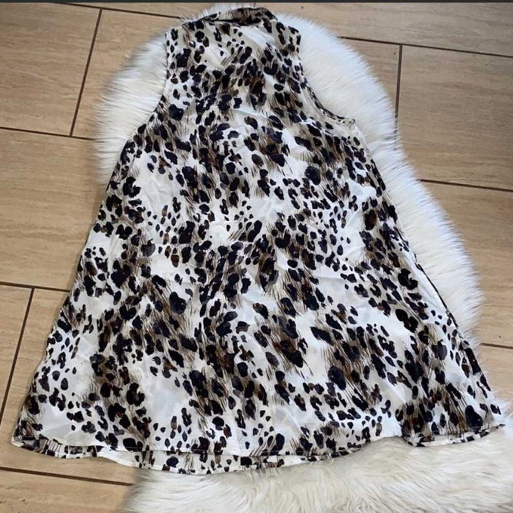 Equipment Femme Leopard Print Dress - image 4