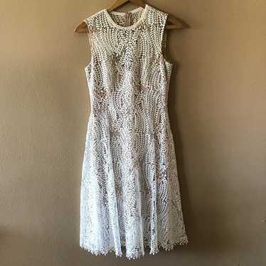 Dress the Population Off White Lace Shane Dress (… - image 1