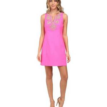 Lilly Pulitzer Gabby Shift Dress in Pop Pink - image 1