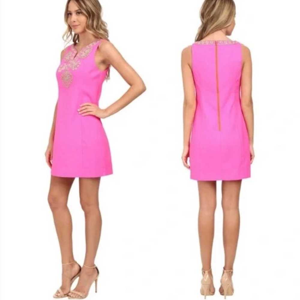 Lilly Pulitzer Gabby Shift Dress in Pop Pink - image 3