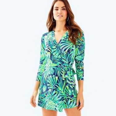 Lilly Pulitzer Karlie Party Like A Flock Star Wra… - image 1