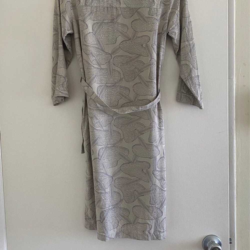 Apc silk midi pattern dress - image 5