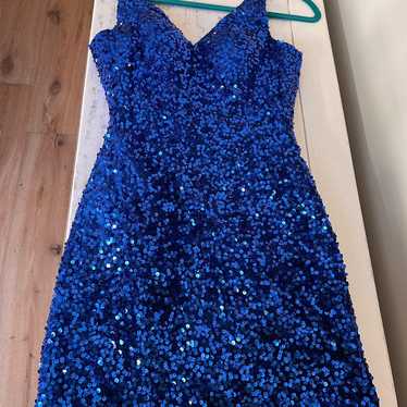 Royal Blue Hoco Dress