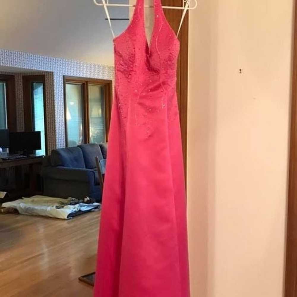 Beautiful Hot Pink Floor Length Gown - Von Maur M… - image 1