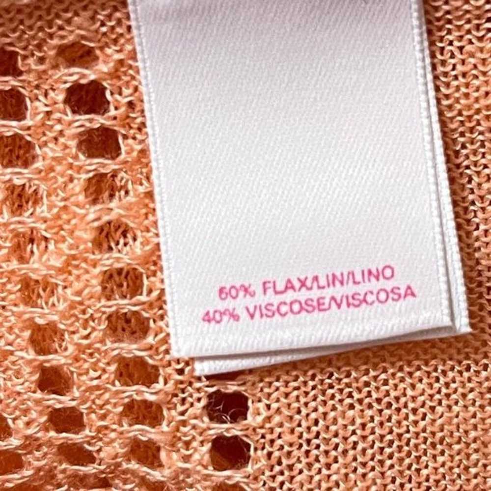 Victoria's Secret Linen Blend Orange Ombre Maxi D… - image 12