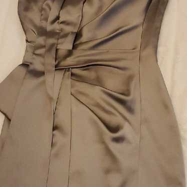 Karen Millen structured satin dress
