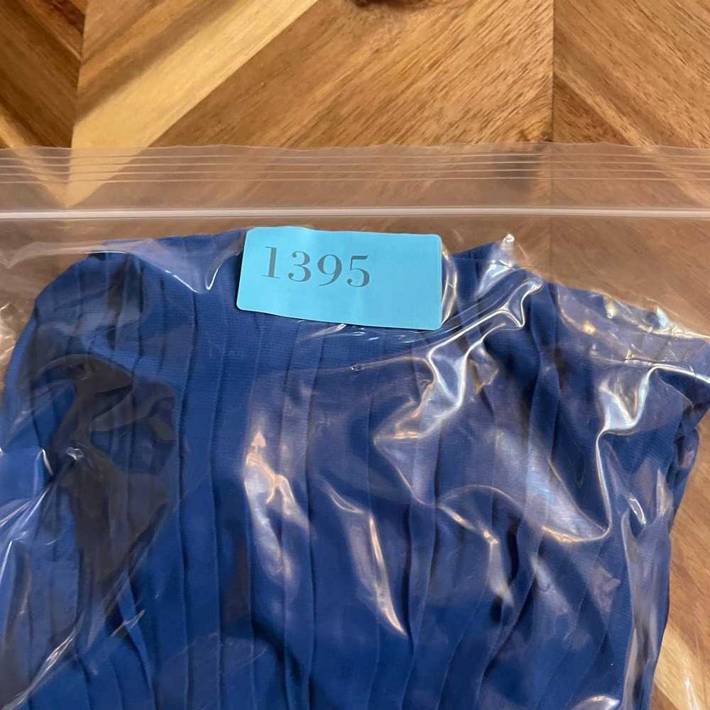 Ted Baker Dress Saskiah Blue Lace Pleated Embroid… - image 9