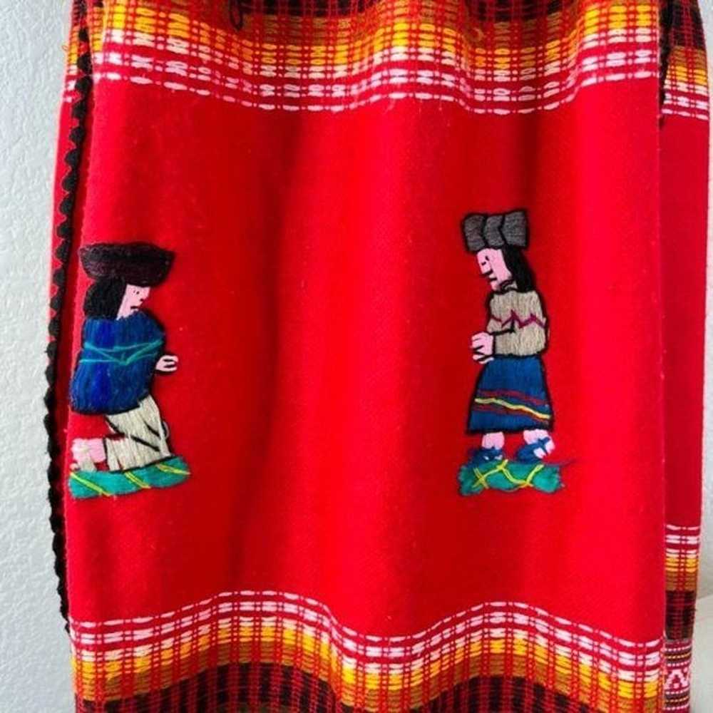 Peruvian Equator Local Embroidered Peasant Dress - image 3