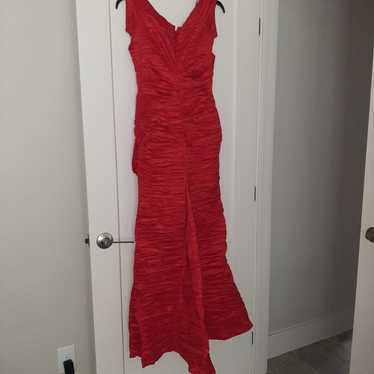 Alex Evenings Dress Size 12 Red Formal Gown - image 1