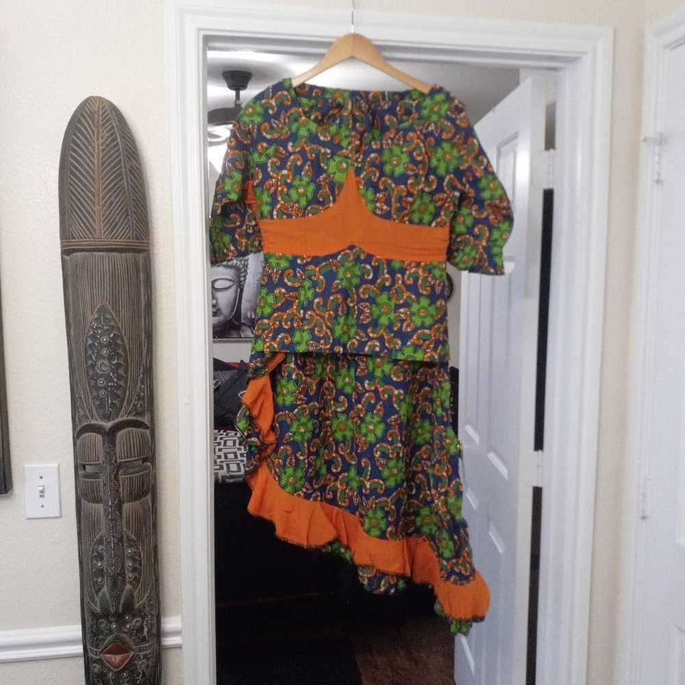 Women African Ethnic Skirt Suit - image 1