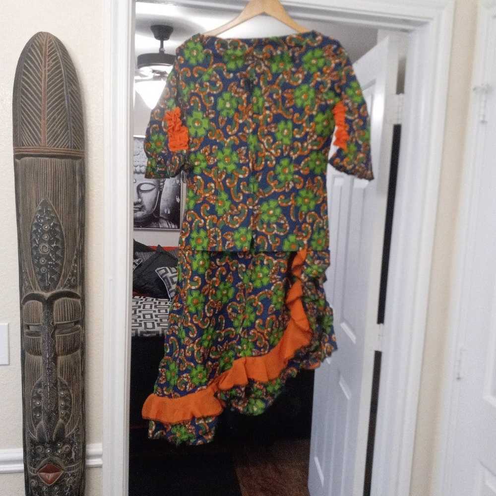 Women African Ethnic Skirt Suit - image 3