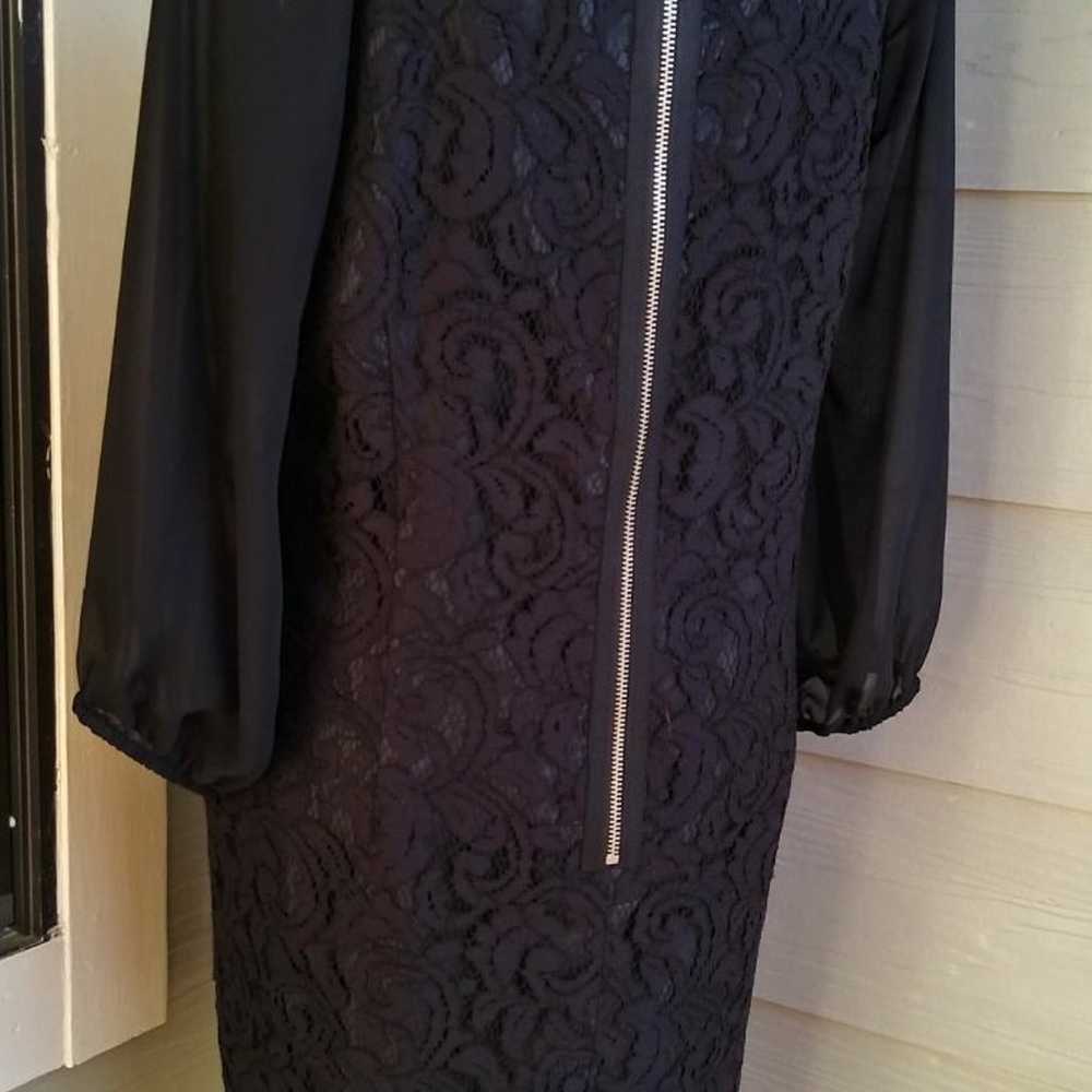 Coldwater Creek Black Lace Dress 14 NWT - image 4