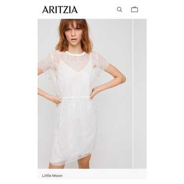 Aritzia Little Moon Olive Dress