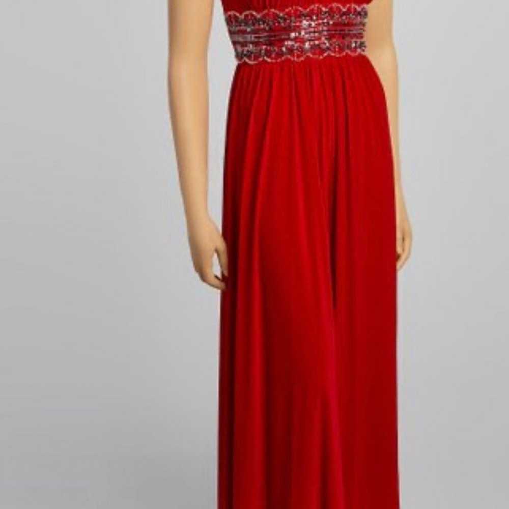 R & M Richards Royal Red Formal Dress - image 2