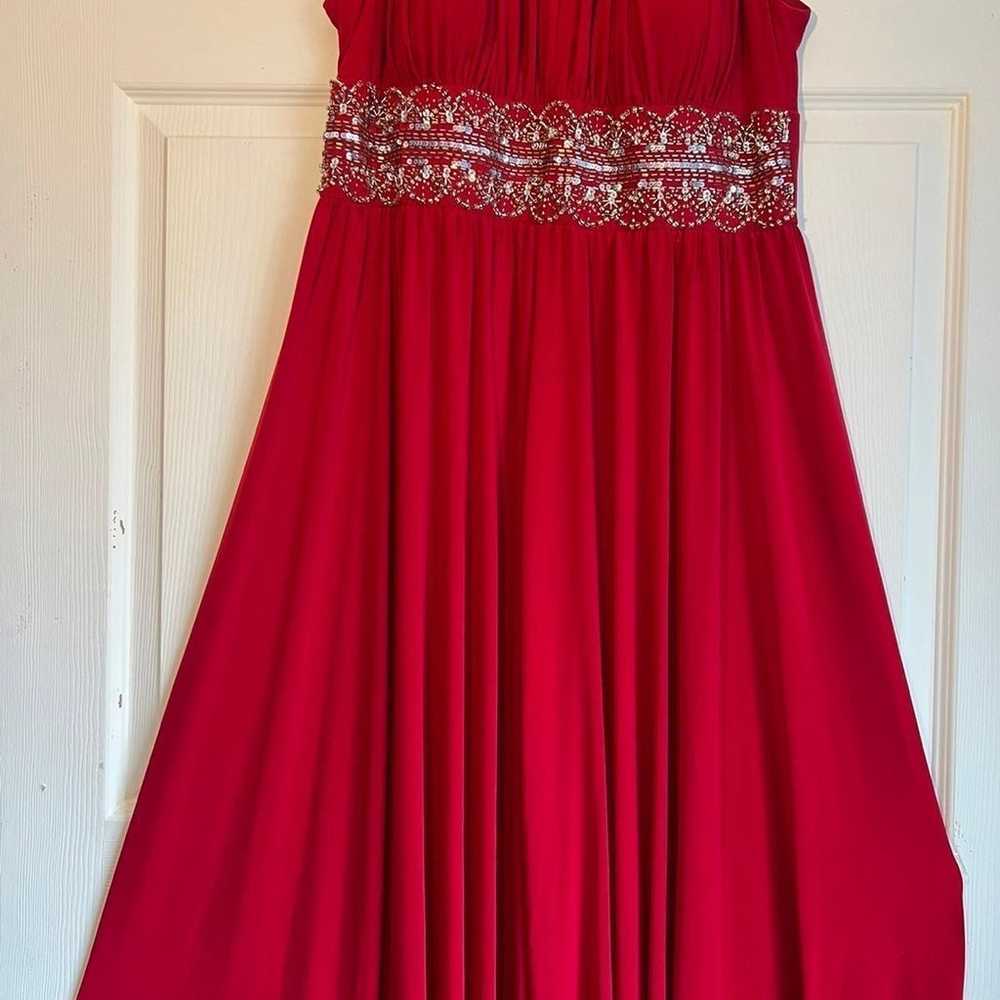 R & M Richards Royal Red Formal Dress - image 3