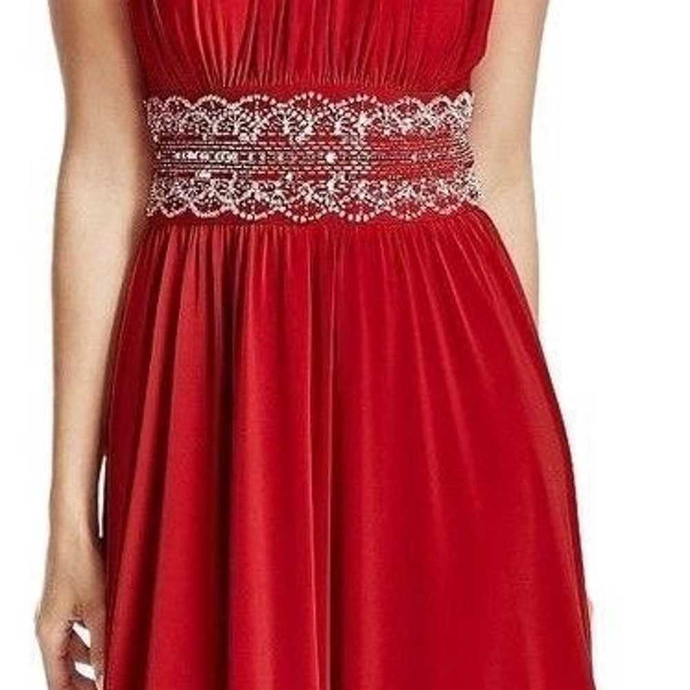 R & M Richards Royal Red Formal Dress - image 4
