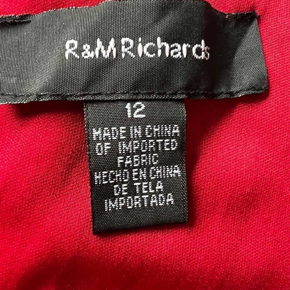 R & M Richards Royal Red Formal Dress - image 9