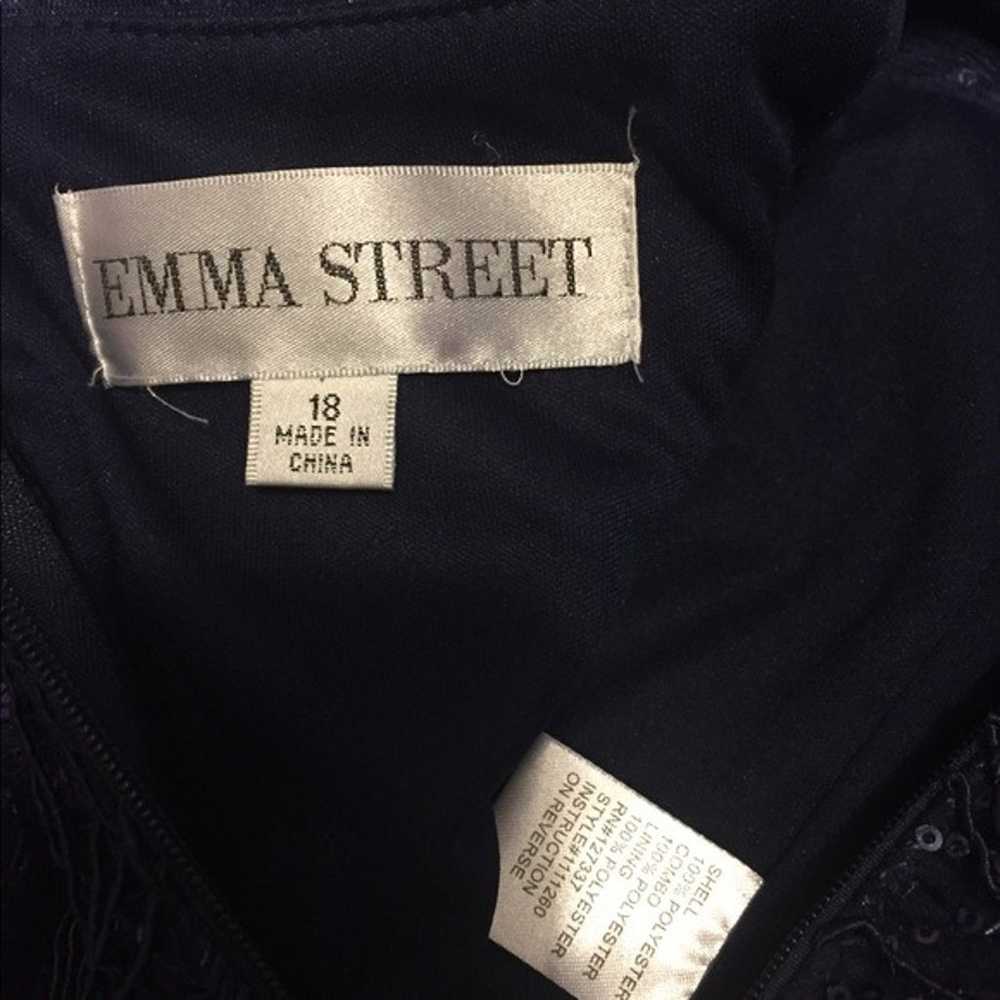 Emma Street Navy Sequin Formal Dress - image 6