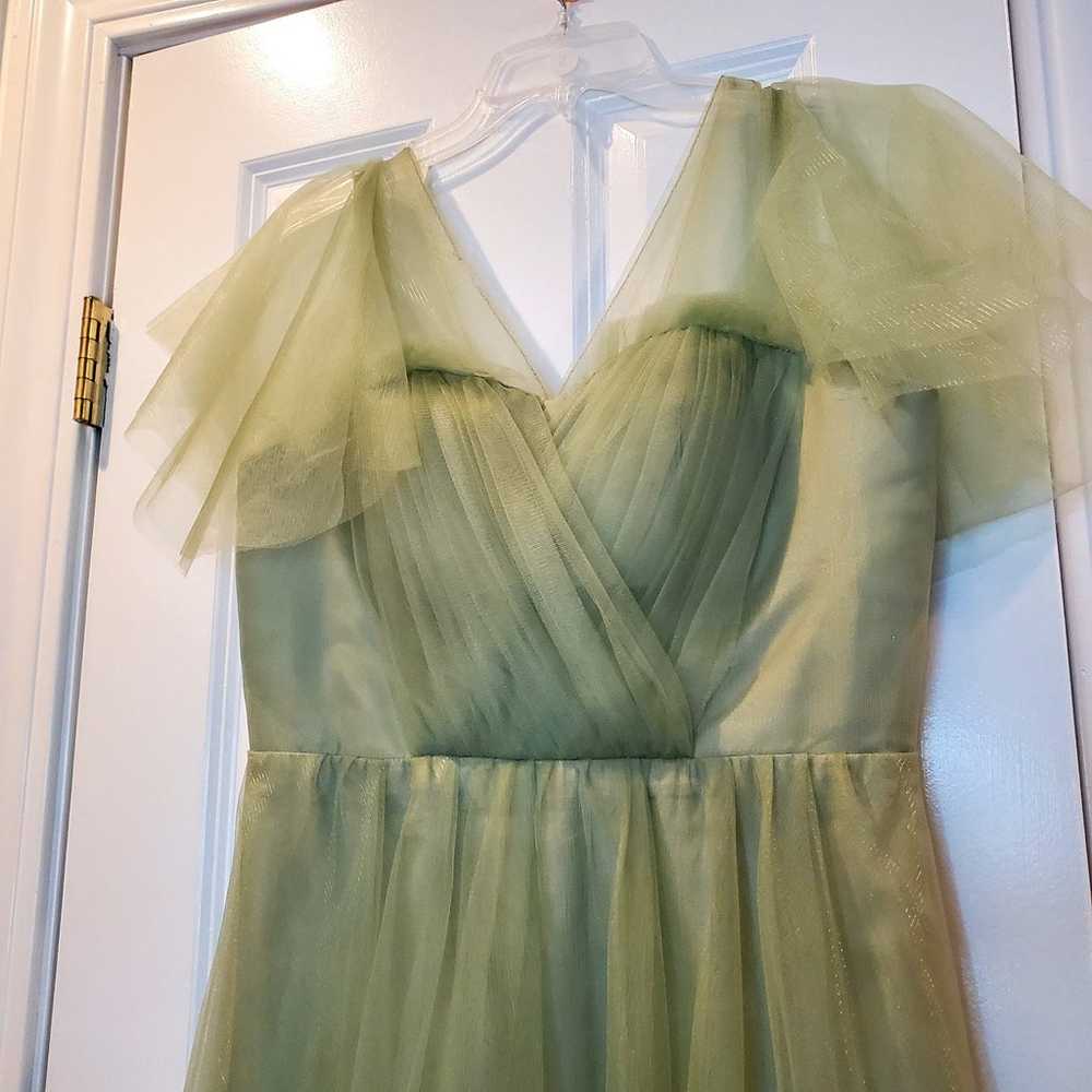 Sage green Bridesmaid Prom Dress - image 3