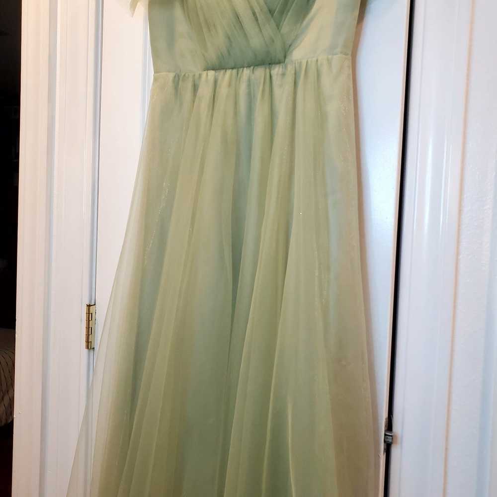 Sage green Bridesmaid Prom Dress - image 4