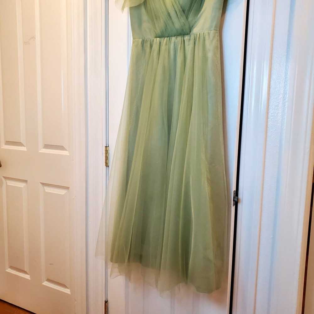 Sage green Bridesmaid Prom Dress - image 5