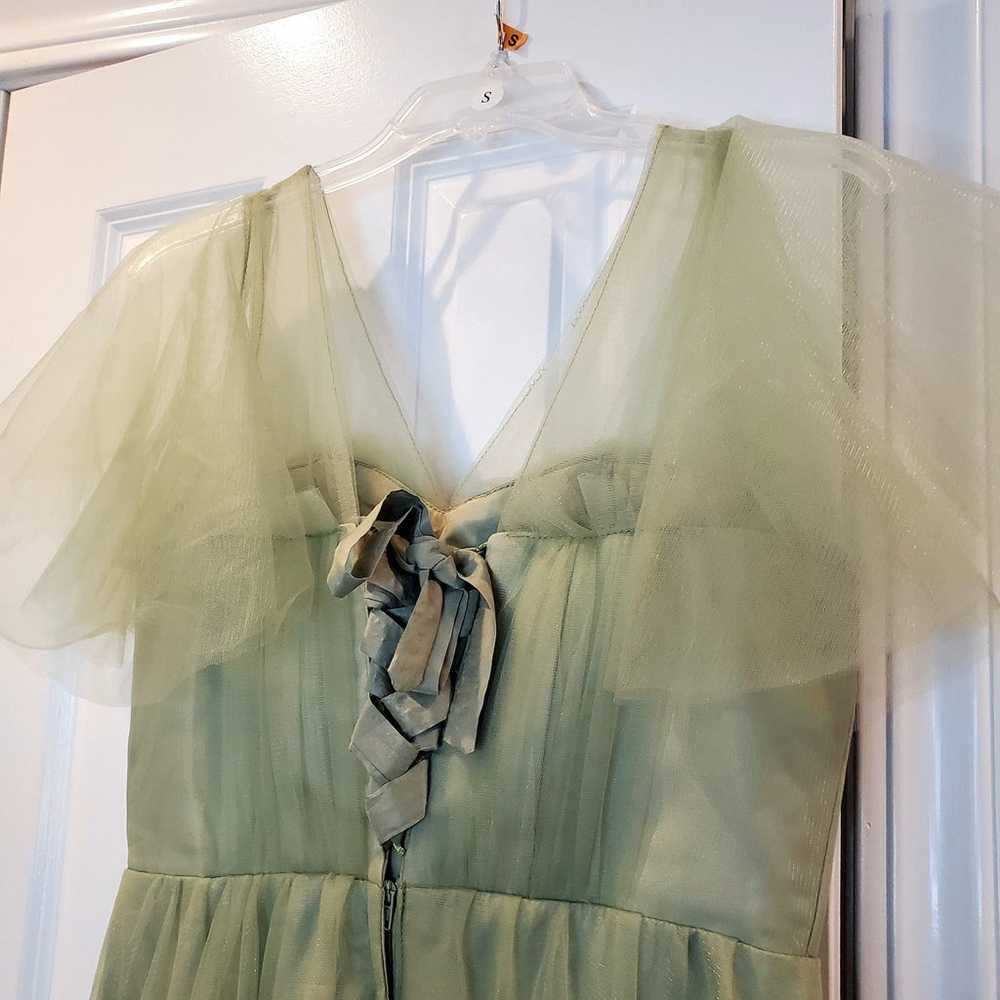 Sage green Bridesmaid Prom Dress - image 6