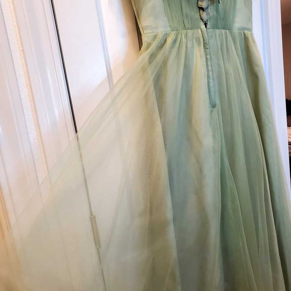 Sage green Bridesmaid Prom Dress - image 8