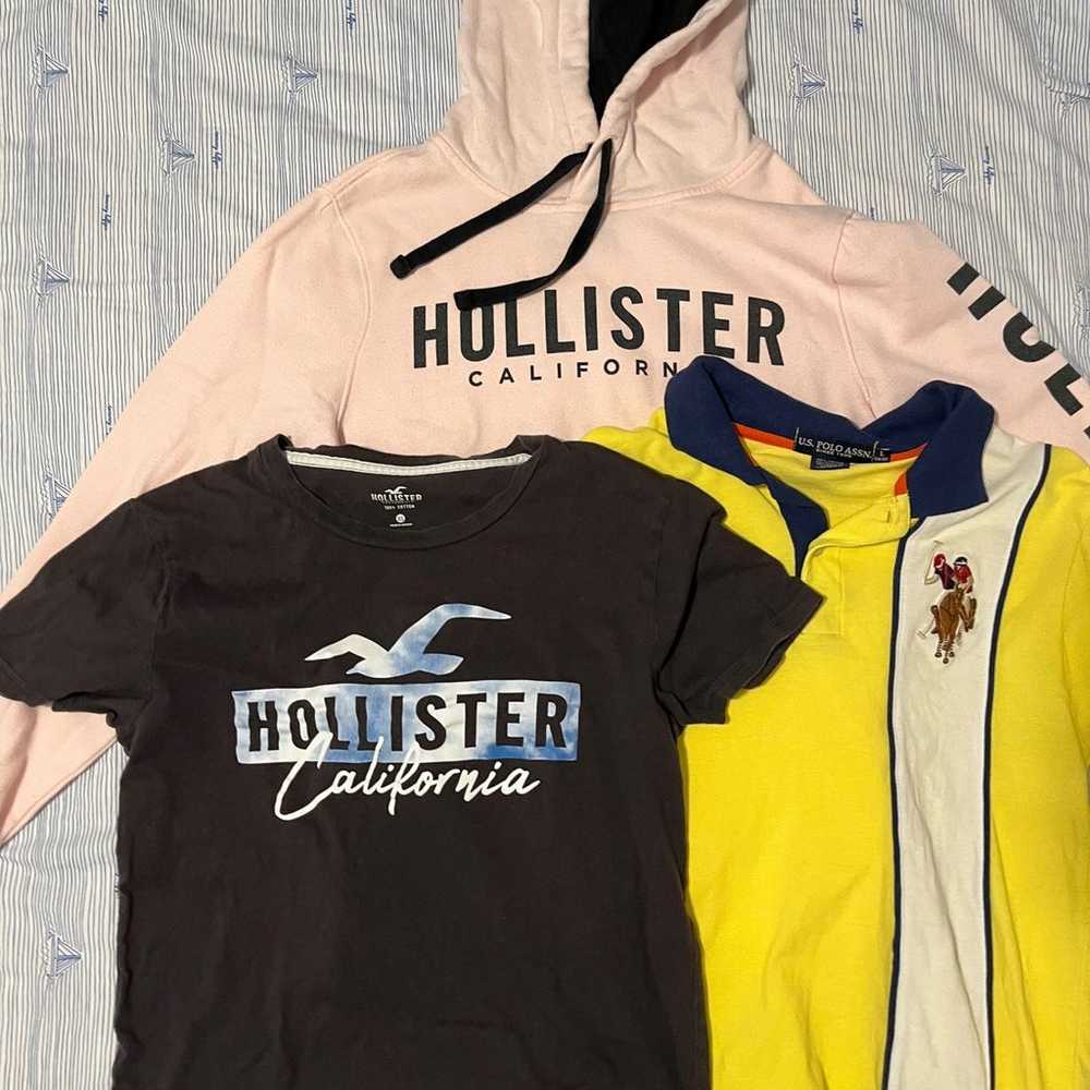 Hollister Hoodie & T-Shirt and Polo Shirt - image 1