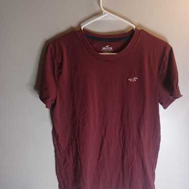 Burgundy Hollister T Shirt Size Small - image 1