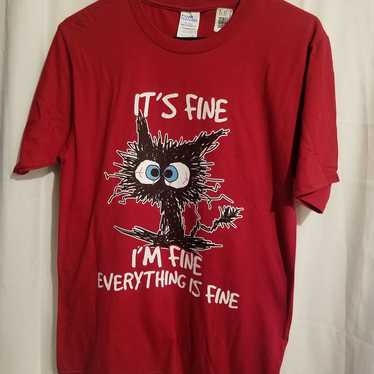 Its fine im fine red tshirt S - image 1